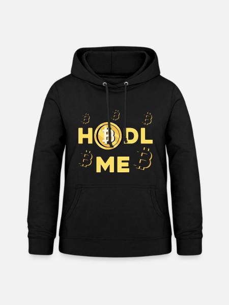 HODL ME Bitcoin Logo - Frauen Hoodie - Schwarz