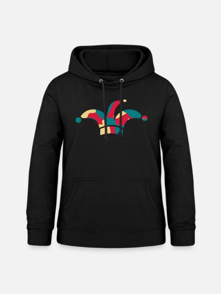 CLOWN HAS / TROLL - CAMO / CAMOUFLAGE - Women's Hoodie - black