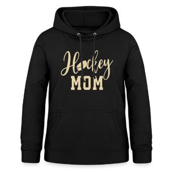 Hockey Mom Eishockey Mutter Wintersport - Frauen Hoodie - Schwarz - Vorne - AI Model Female 172 light (172cm)
