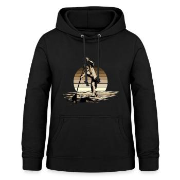 Standup Paddleboarding - SUP - Frauen Hoodie - Schwarz - Vorne - AI Model Female 172 light (172cm)