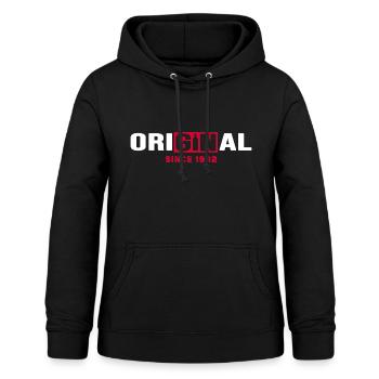 1982 Birthday anniversary Original Gin - Women's Hoodie - black - Front - AI Model Female 172 light (172cm)