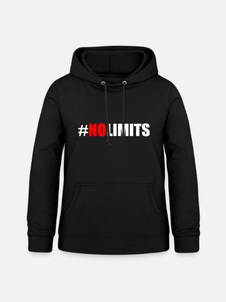 No limits - Frauen Hoodie - Schwarz