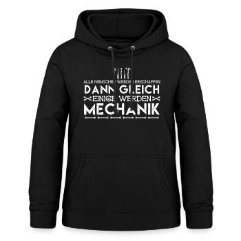 Mechaniker, schrauber | Mechanik ! - Frauen Hoodie - Schwarz - Vorne - AI Model Female 172 light (172cm)