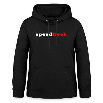 Speed freak - Women's Hoodie - black - Front - AI Model Female 172 light (172cm)