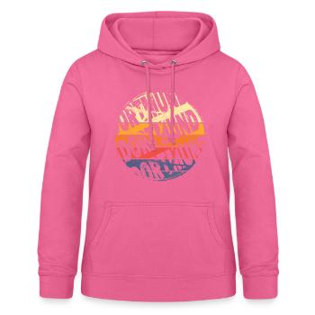 Dortmund Deutschland Stadt Vintage Retro Skyline - Frauen Hoodie - Pink - Vorne - AI Model Female 172 light (172cm)