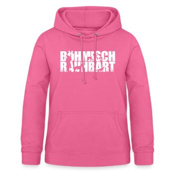 BÖHMISCH RAUHBART Jagdhunde Jagdhund Wilsigns - Frauen Hoodie - Pink - Vorne - AI Model Female 172 light (172cm)