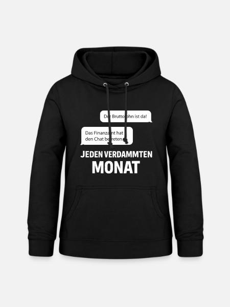 Finanzamt Betritt Den Chat - Frauen Hoodie - Schwarz