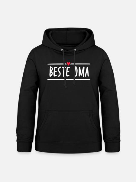 Beste Oma - Frauen Hoodie - Schwarz