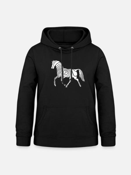 horse | horse | caballo - Women's Hoodie - black