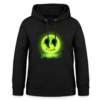 Glowmoji - Frauen Hoodie - Schwarz - Vorne - AI Model Female 172 light (172cm)
