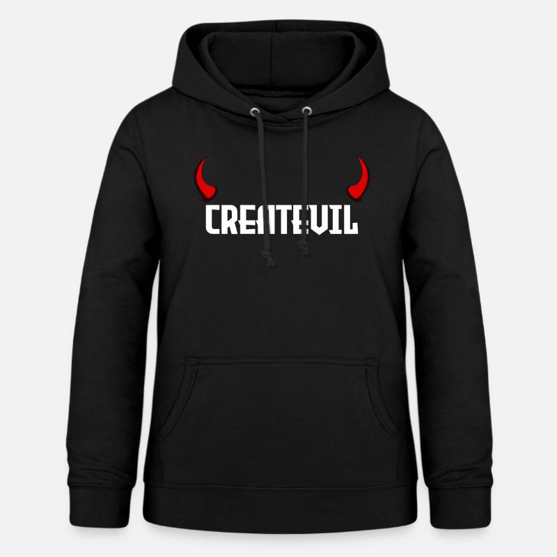 Createvil - Frauen Hoodie - Schwarz