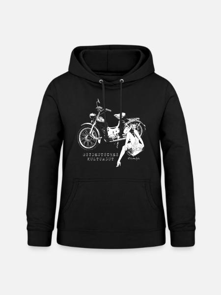 Simson SR2 Suhl Kultmoped DDR - Frauen Hoodie - Schwarz