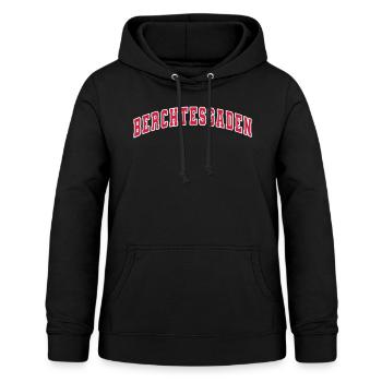 College Berchtesgaden - Frauen Hoodie - Schwarz - Vorne - AI Model Female 172 light (172cm)