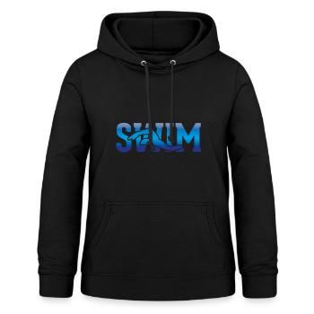 Schwimmer Schwimmen Schwimmsport Sportler Geschenk - Frauen Hoodie - Schwarz - Vorne - AI Model Female 172 light (172cm)