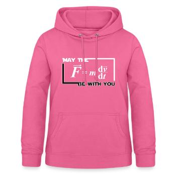 design May the F be with you Force math math - Women's Hoodie - pink - Front - AI Model Female 172 light (172cm)