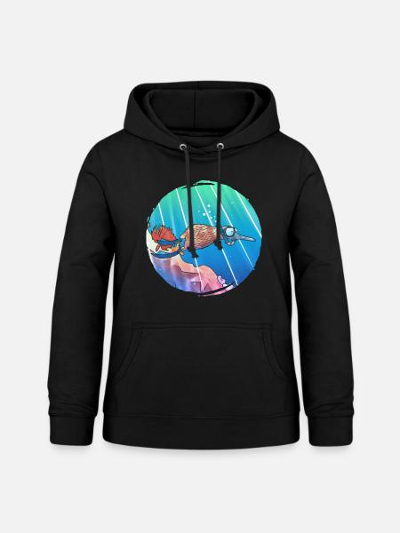 Kiwi divers - Women's Hoodie - black