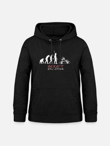 GOKART Evolution - Frauen Hoodie - Schwarz