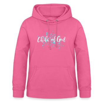 Kind Gottes - Frauen Hoodie - Pink - Vorne - AI Model Female 172 light (172cm)