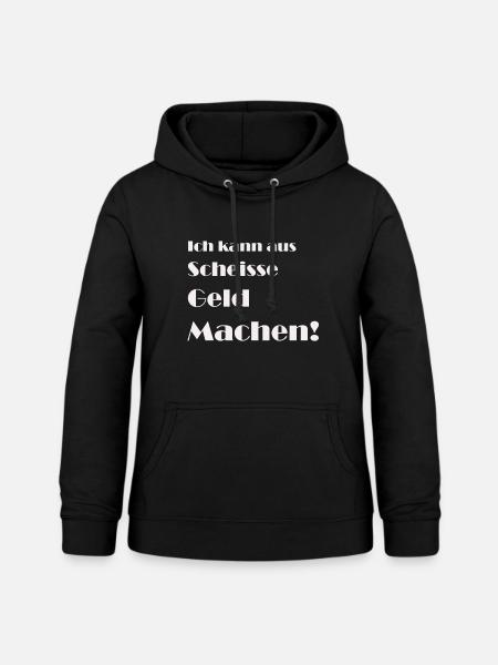 Geld - Frauen Hoodie - Schwarz