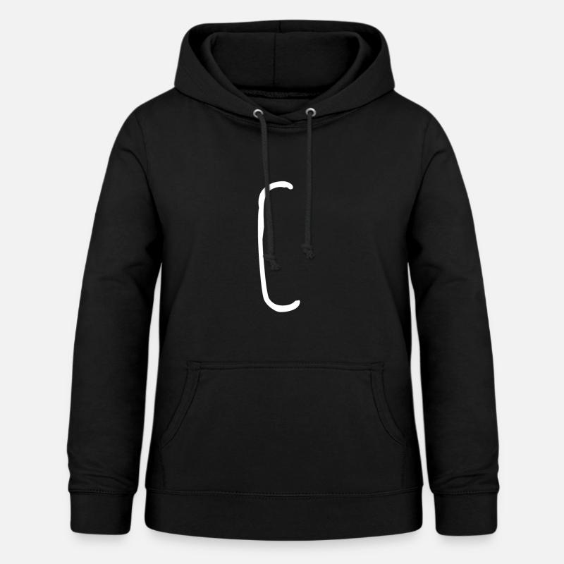 c - Sweat à capuche Femme - noir