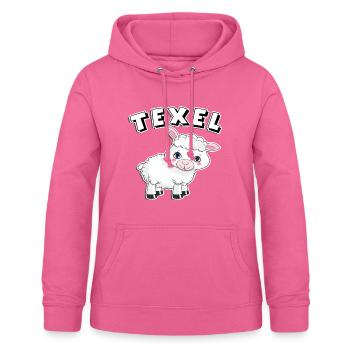 texel schaf t-shirt insel Holland tshirt lamm - Frauen Hoodie - Pink - Vorne - AI Model Female 172 light (172cm)