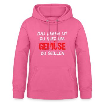 Barbecue TShirt Grillmeister barbecue season gift - Women's Hoodie - pink - Front - AI Model Female 172 light (172cm)