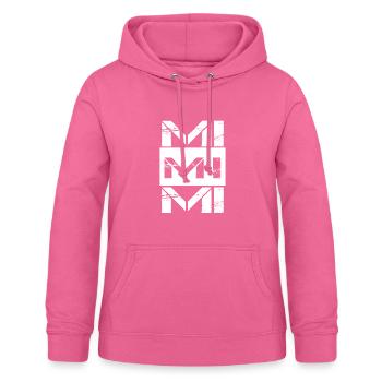 Mimimi - Sweat à capuche Femme - rose - Devant - AI Model Female 172 light (172cm)