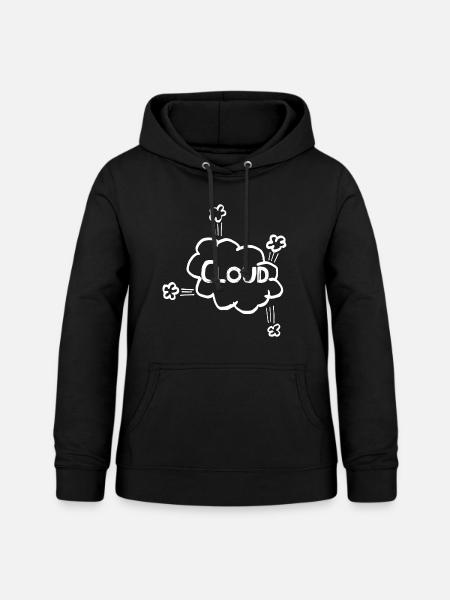 Cloud IT - Frauen Hoodie - Schwarz