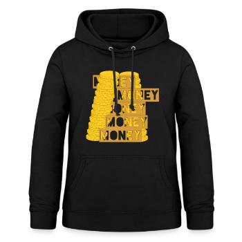 Geld - Frauen Hoodie - Schwarz - Vorne - AI Model Female 172 light (172cm)