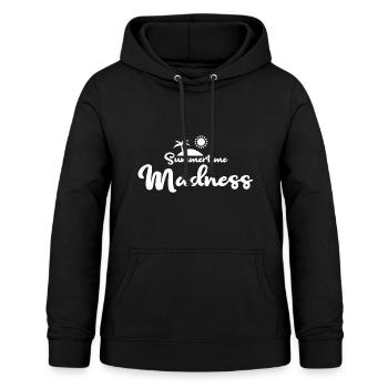 Summertime Madness - Women's Hoodie - black - Front - AI Model Female 172 light (172cm)