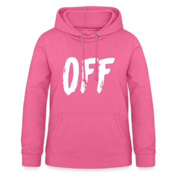 Off - Frauen Hoodie - Pink - Vorne - AI Model Female 172 light (172cm)