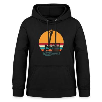 Ebass Bassgitarre Geschenk Bassist Verstärker Amp - Frauen Hoodie - Schwarz - Vorne - AI Model Female 172 light (172cm)