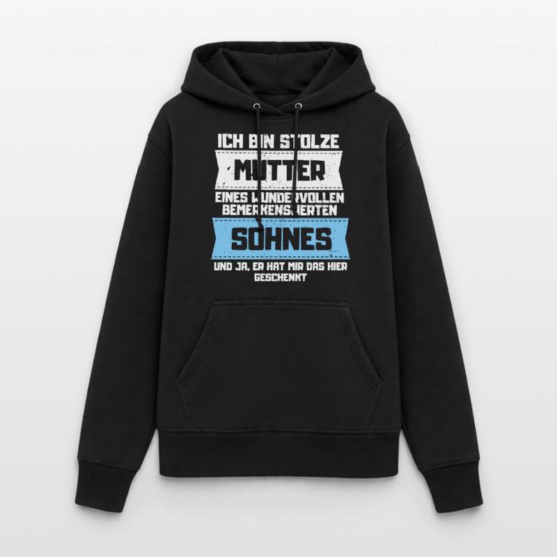 Stolze Mutter eines Sohnes Frauen Hoodie