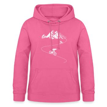 Descente VTT vélo tout-terrain VTT VTT - Sweat à capuche Femme - rose - Devant - AI Model Female 172 light (172cm)