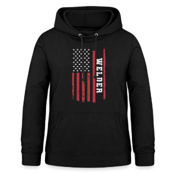 Metallbauer Schlosser Schweißer Schweißen Spruch - Frauen Hoodie - Schwarz - Vorne - AI Model Female 172 light (172cm)