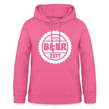 Bier Biertrinker Bier trinken Bierzeit - Frauen Hoodie - Pink - Vorne - AI Model Female 172 light (172cm)