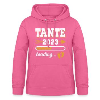 Tante 2023 Zukünftige Patentante Geschenkidee - Frauen Hoodie - Pink - Vorne - AI Model Female 172 light (172cm)