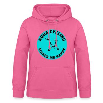 Aqua Cycling Swimming Pool Fitness Training Coach - Women's Hoodie - pink - Front - AI Model Female 172 light (172cm)