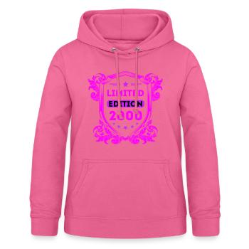 2000 - Frauen Hoodie - Pink - Vorne - AI Model Female 172 light (172cm)