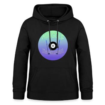Minigolf - Frauen Hoodie - Schwarz - Vorne - AI Model Female 172 light (172cm)