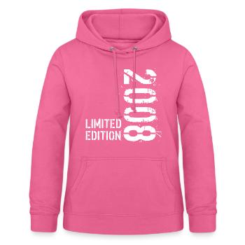 LIMITED EDITION 2008 - Women's Hoodie - pink - Front - AI Model Female 172 light (172cm)