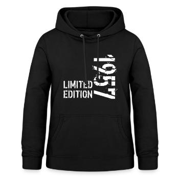 LIMITED EDITION 1957 - Sweat à capuche Femme - noir - Devant - AI Model Female 172 light (172cm)