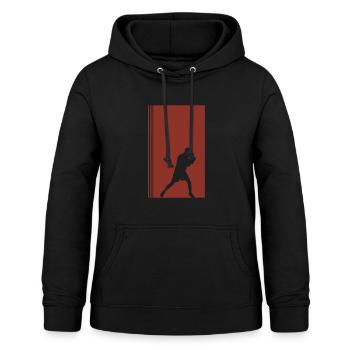 Boxing Boxing Hook - Frauen Hoodie - Schwarz - Vorne - AI Model Female 172 light (172cm)