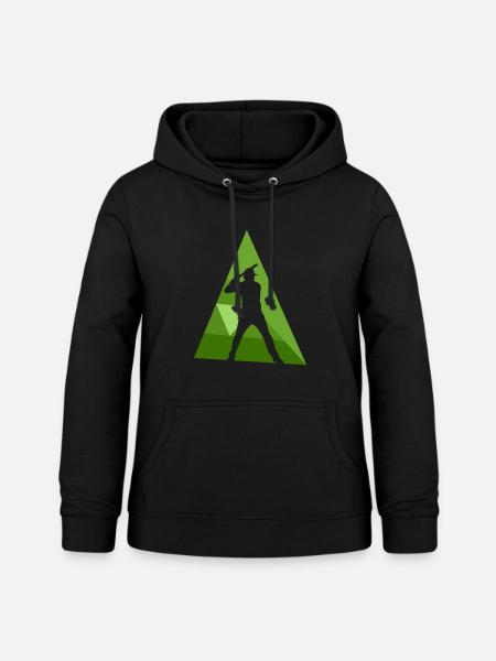 Baseball Baserunner Catcher - Frauen Hoodie - Schwarz