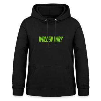 hast du Bock? - Frauen Hoodie - Schwarz - Vorne - AI Model Female 172 light (172cm)