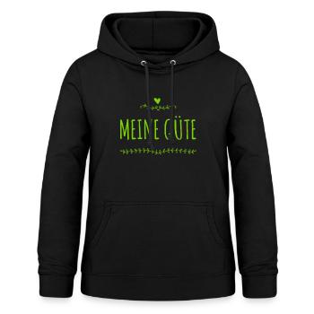 ach du liebe Güte - Frauen Hoodie - Schwarz - Vorne - AI Model Female 172 light (172cm)