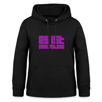 es ist ansprechend - Frauen Hoodie - Schwarz - Vorne - AI Model Female 172 light (172cm)