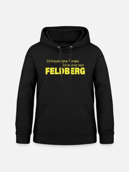 Therapie FELDBERG - Frauen Hoodie - Schwarz