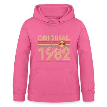 1982 - Frauen Hoodie - Pink - Vorne - AI Model Female 172 light (172cm)