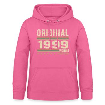 Original 1999 - Retro Geburtstagsgeschenk 1999 - Frauen Hoodie - Pink - Vorne - AI Model Female 172 light (172cm)
